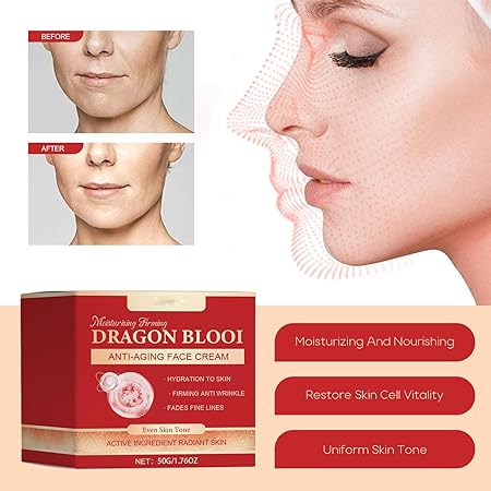 Crema Antienvejecimiento con Retinol y Placenta de Dragón — Hidratación Profunda