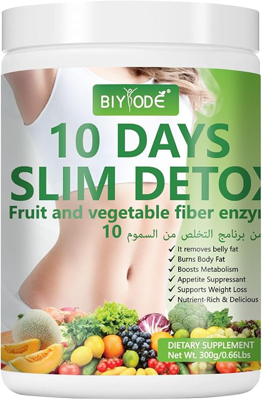 Batido detox con fibra natural que ayuda a acelerar el metabolismo y apoyar la pérdida de peso en solo 10 días