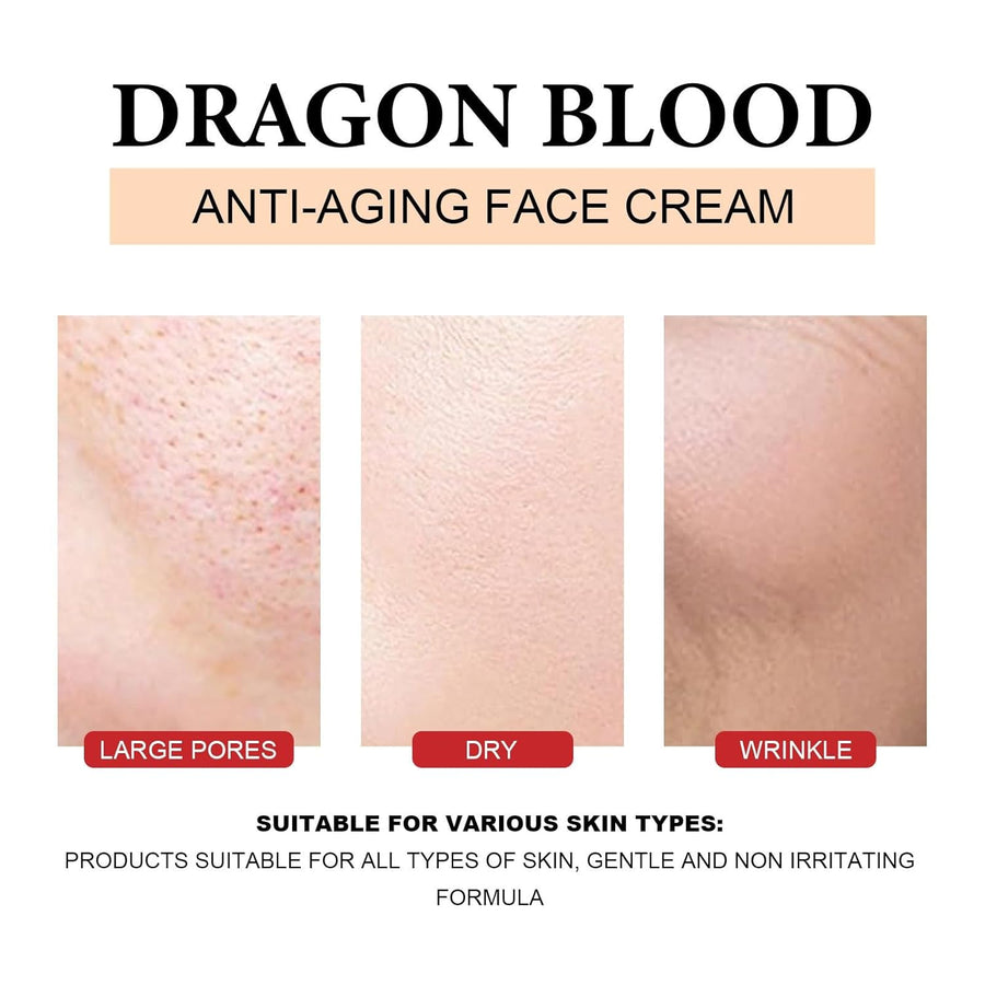 Crema Antienvejecimiento con Retinol y Placenta de Dragón — Hidratación Profunda
