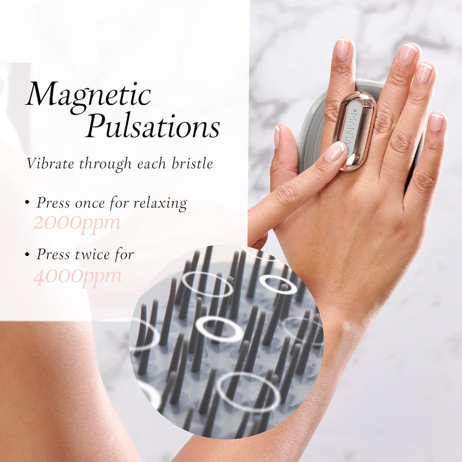 Cepillo Masajeador para Cabello — Estimula el Cuero Cabelludo y Reduce la Caída