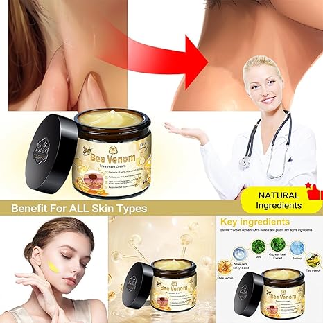 Crema Reparadora de Veneno de Abeja 60g — Hidratación Profunda y Piel Suave
