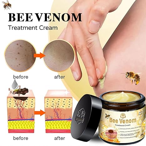 Crema Reparadora de Veneno de Abeja 60g — Hidratación Profunda y Piel Suave