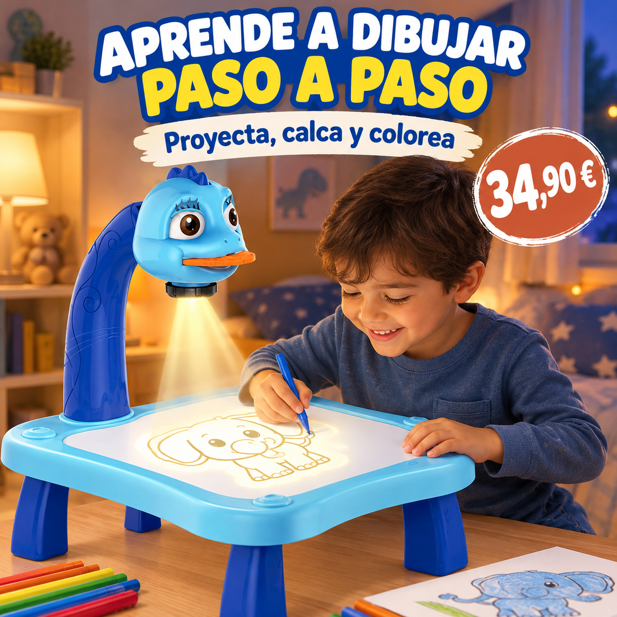 Mini escritorio de aprendizaje