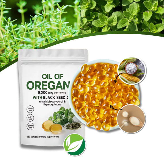 Cápsulas de aceite de orégano (60 cápsulas)