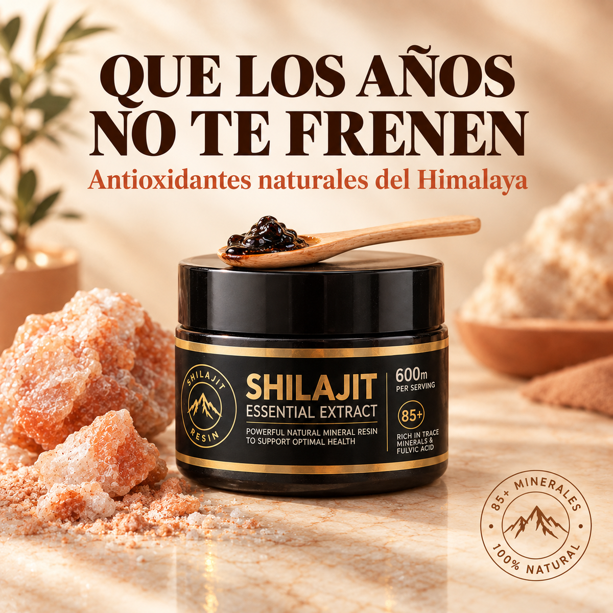 Shilajit Puro del Himalaya — Resina 100% Natural