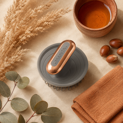 Cepillo Masajeador para Cabello — Estimula el Cuero Cabelludo y Reduce la Caída