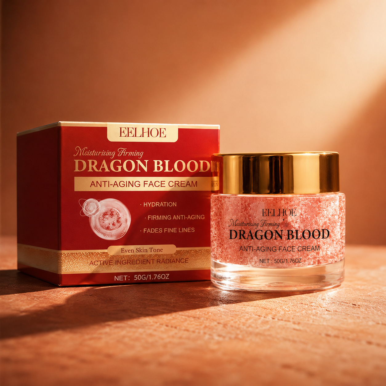 Crema Antienvejecimiento con Retinol y Placenta de Dragón — Hidratación Profunda