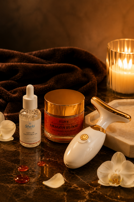 Compra el  la Crema Antiedad con Retinolel y llévate GRATIS Masajeador Facial EPL — ¡Rejuvenece en casa como en una clínica!"