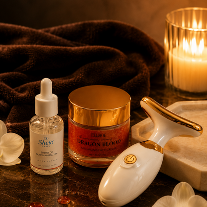 Ritual Día y Noche: Sérum + Crema Retinol + Masajeador gratis