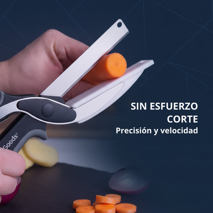Cuchillo-Tijera con Mini Tabla de Cortar Integrada Scible