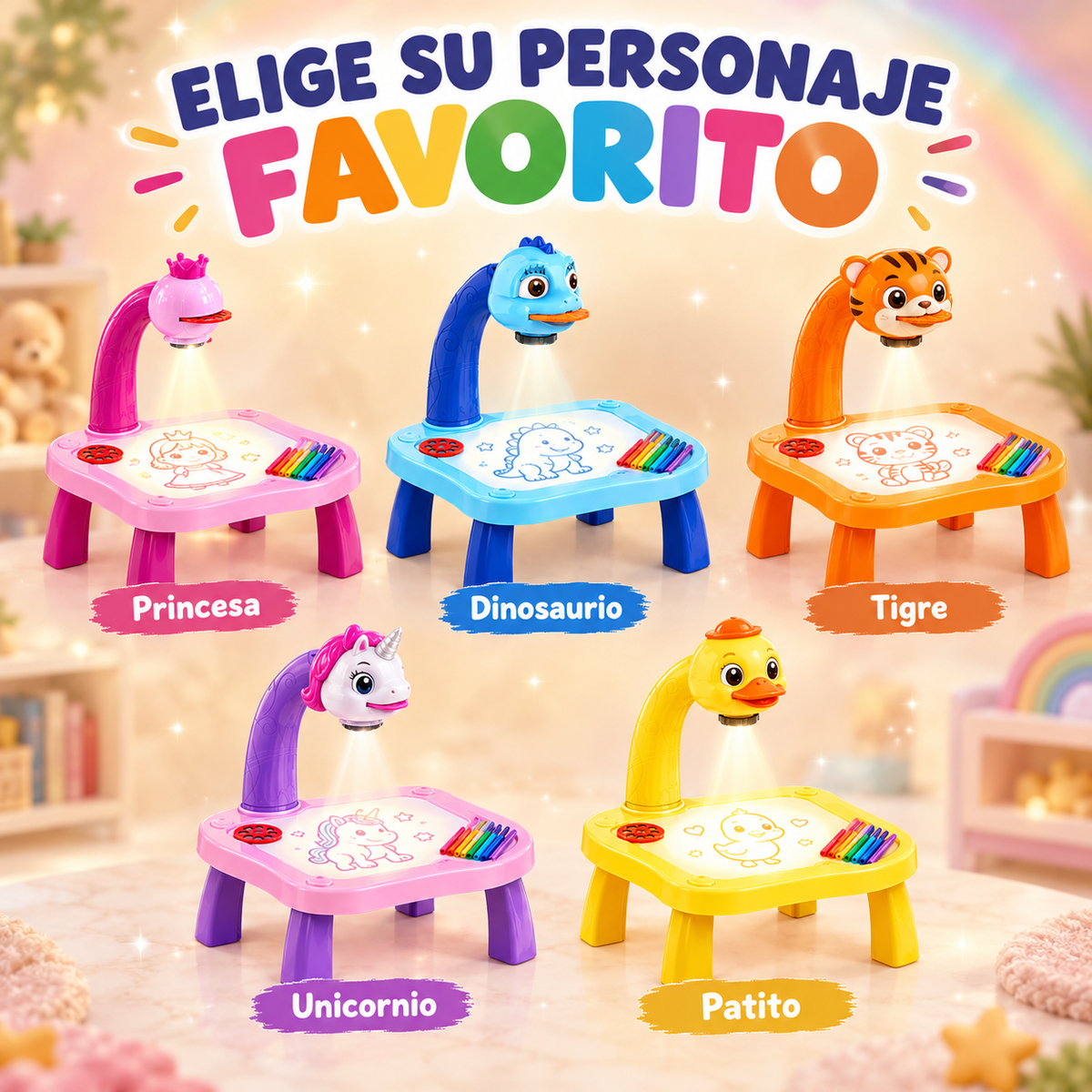 Mini escritorio de aprendizaje
