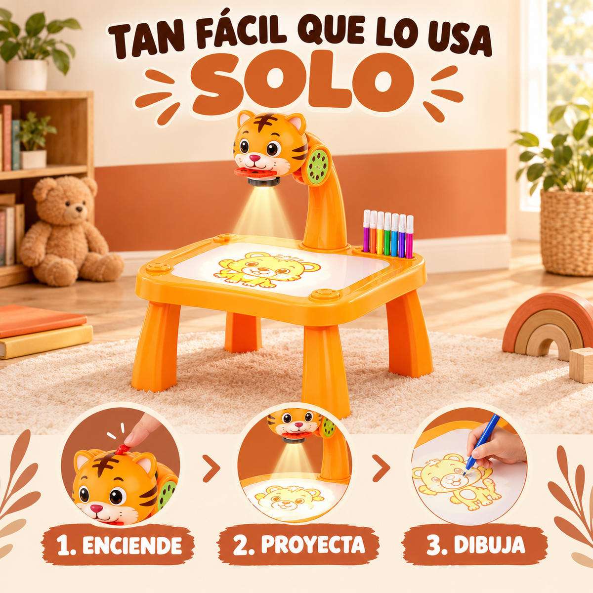 Mini escritorio de aprendizaje