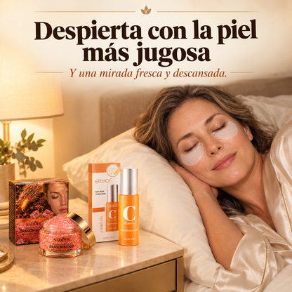 Kit Crema Retinol Placenta de Dragón + Parches de Colágeno para Ojos