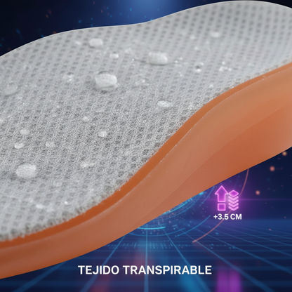 Plantillas para aumentar altura 3,5 cm (2 unidades)
