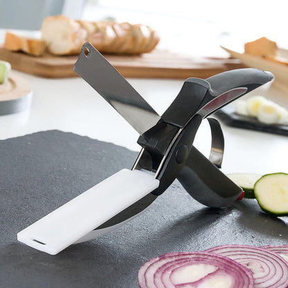 Cuchillo-Tijera con Mini Tabla de Cortar Integrada Scible